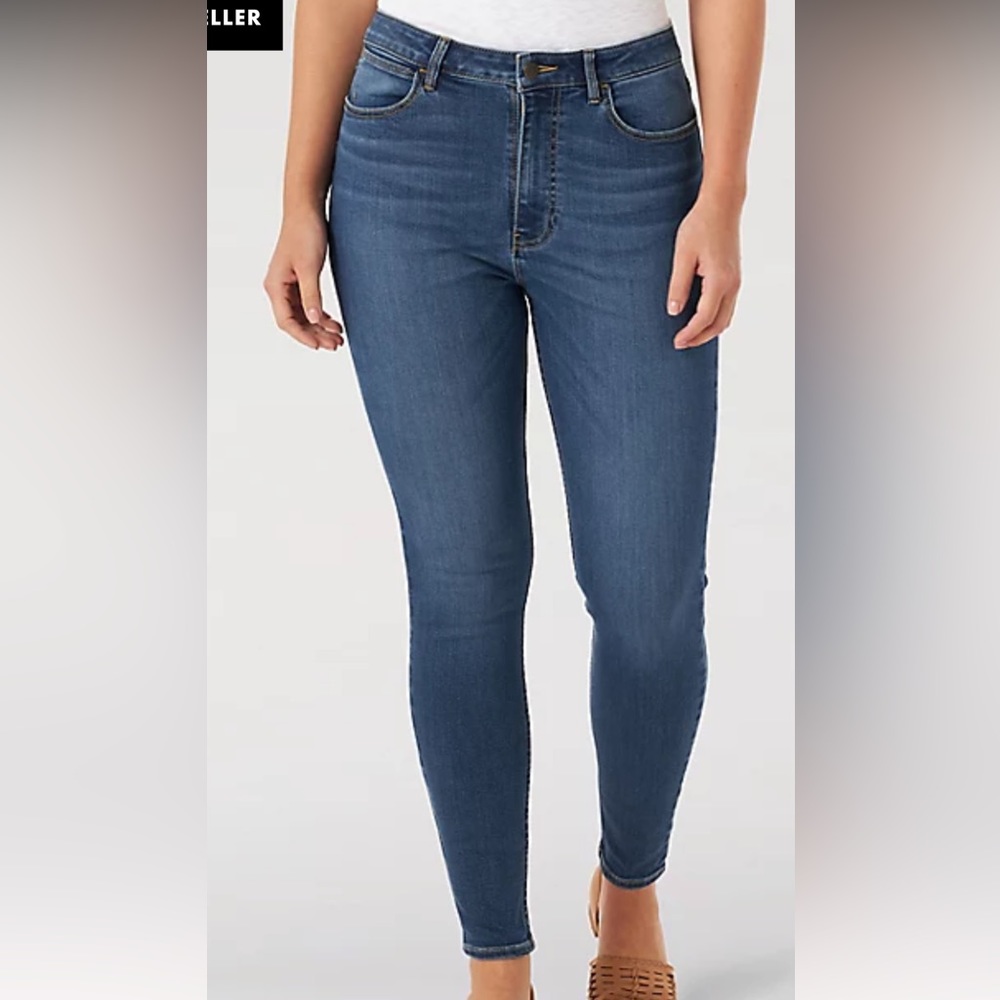 Women’s Wrangler High Rise Unforgettable Skinny Ankle Stretch Jeans Size 24